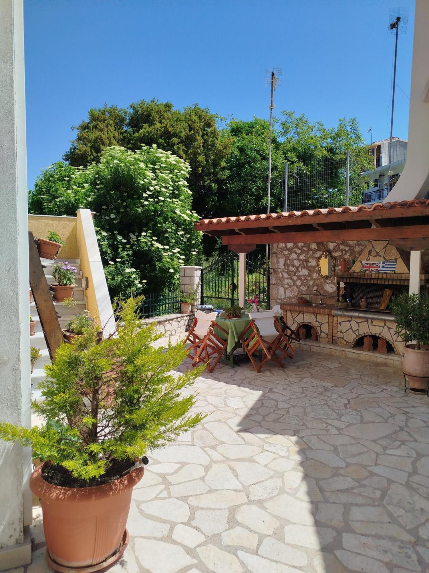 La Casa Di Bella A Tradional Stone House With Barbecue Villa Kariá Buitenkant foto